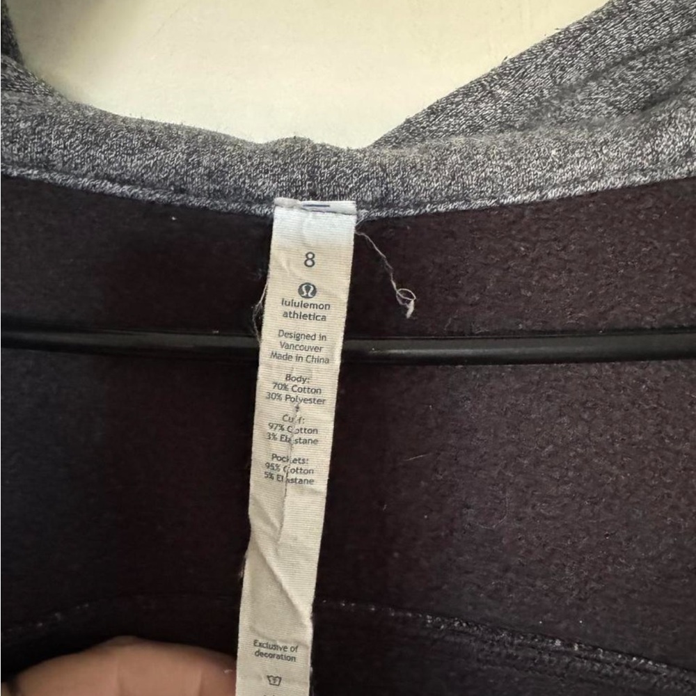 lululemon athletica Scuba Gray full Zip Sweatshirt - Picture 3 of 7